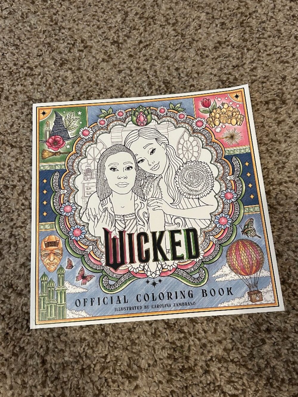 Wicked Coloring Book - BRAND NEW - NOT USED - Detailed coloring Pages